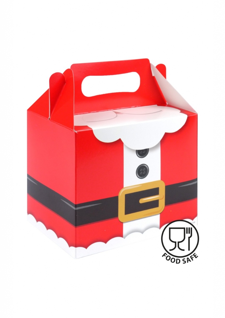 Santa Christmas Lunch Boxes Medium - Click Image to Close