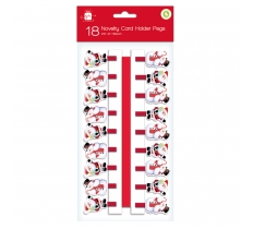 Card Peg Holders Novelty 18 Pack