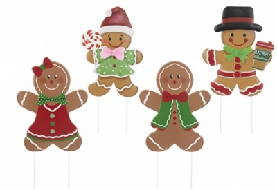 Large Gingerbread Stake Sign