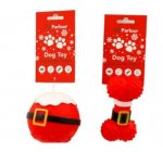 Christmas Santa Bone/ Ball Pet Toy