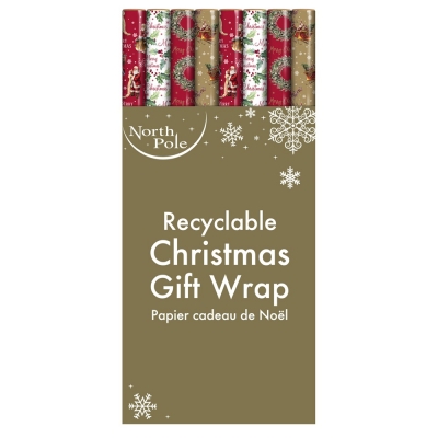 Christmas 4m Traditional Gift Wrap