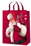 Gift Bag Christmas Traditional Santas Medium ( 18 X 23 X 10cm)