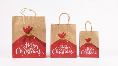 Christmas Small Printed Paper Bag