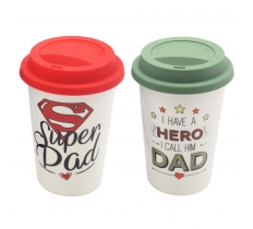 Dad Ceramic Travel Mug In A Box ( Assorted Designs )
