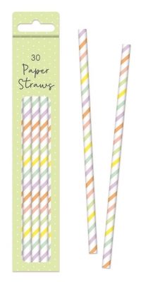 Easter Paper Straws 30 Pack