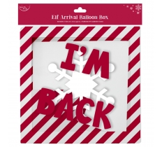 Christmas Elf Candy Stripe Balloon Box