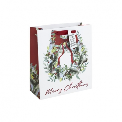 Christmas Wreath Medium Bag ( 215Mm X 253Mm X 102Mm )