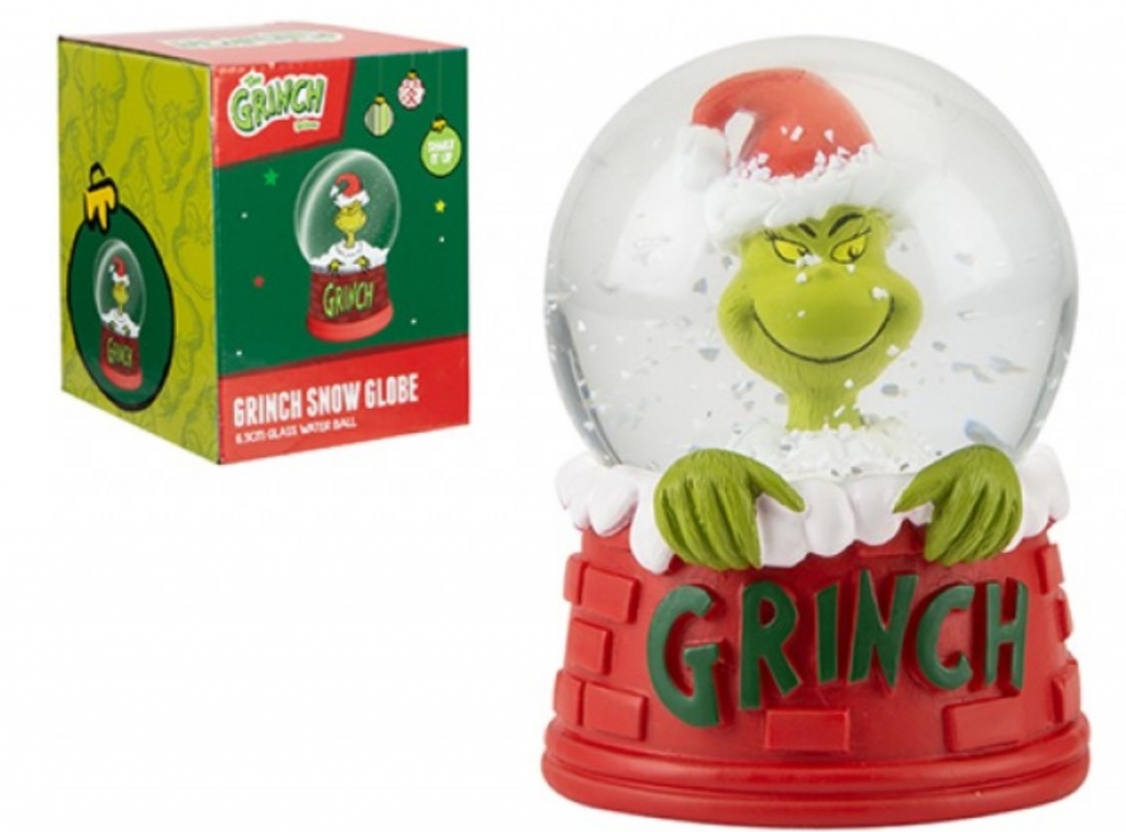 Grinch Resin Snow Globe 6.5cm - Click Image to Close