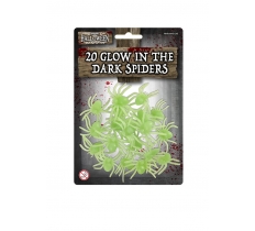 Glow in the Dark Spiders (5cm) 20pc Packs