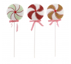 Christmas Glitter Foam Lollipop 49cm
