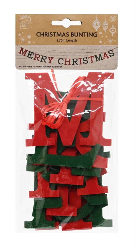 Christmas Garland 2.75M 2 Cols - Click Image to Close