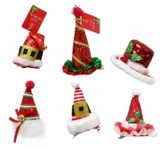 Christmas Clip On Hat Mega-Mix ( Assorted Designs )