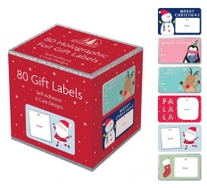 Christmas 80 Cute Gift Labels In Cdu
