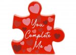 Valentine's Day Love Decal Puzzle Piece Decoration 10cm