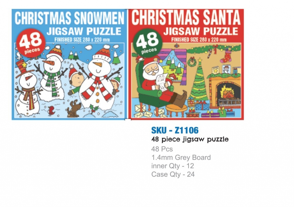 Christmas Jigsaw Puzzle 48pc - Click Image to Close