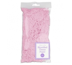 Pink Shredded Tissue Paper 50g