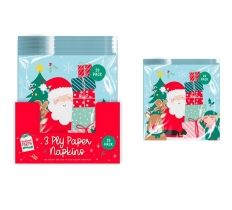 Christmas Kids Printed 3 Ply Napkins 20pk