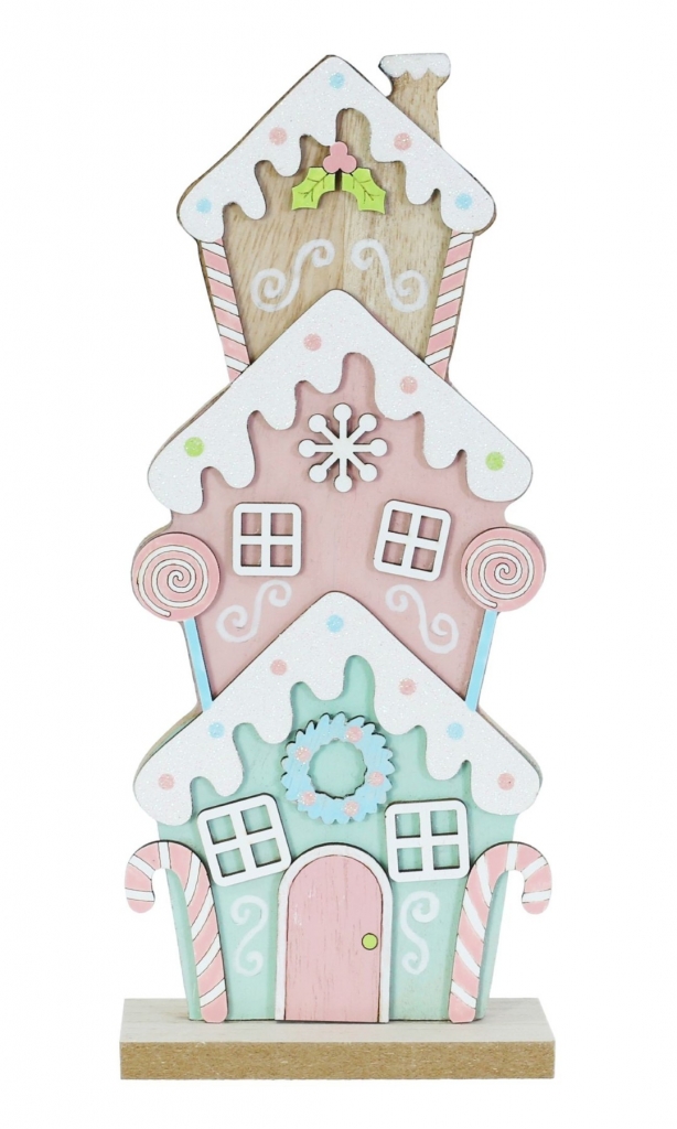 Christmas Table Deco Candy House - Click Image to Close