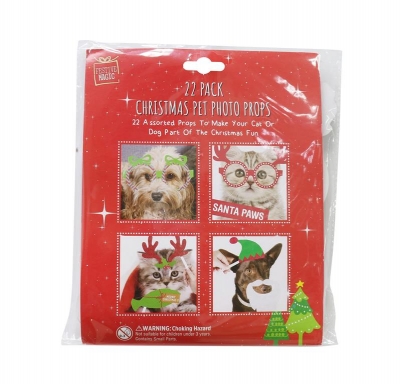 Christmas Pet Photo Props 22Pc