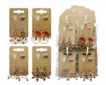 Christmas Metal Earrings ( Assorted Designs )