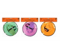 Halloween LED Witch Hats 1pk