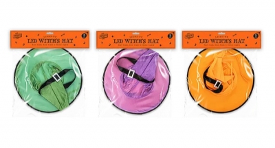 Halloween LED Witch Hats 1pk
