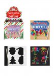 Eco-Friendly Christmas Magic Colour Scratch Set X 108