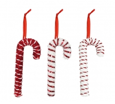 Christmas Hanging Candy Cane 22cm