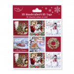 Christmas Traditional Gift Tags Polybag Pack Of 18