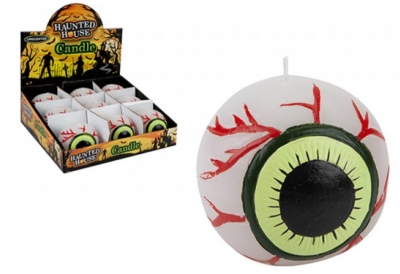 Halloween Eyeball Candle 8cm