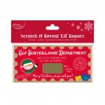 Christmas Nice List Elf Scratch Certificate