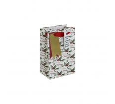 Christmas Holly Script Perfume Bag (127Mm X 203Mm X 90Mm)