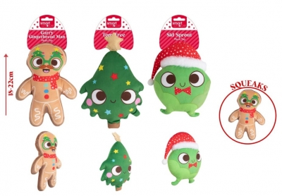 Christmas Squeaky Plush Christmas Dog Toy