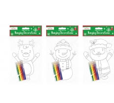 Colour Your Own Hanging Decoration