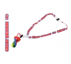 Dummy Great Britain Lanyard With Rock