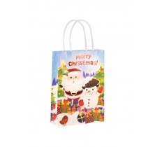 Chirstmas Bag With Handle 14cm X 21cm X 7cm