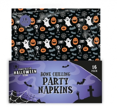 Halloween Printed 2-Ply Napkins 16 Pack