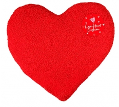 Love Heart Boucle Cushion 33cm x 37.5cm