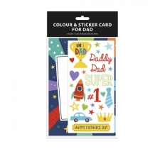 Father Day Colour In Card