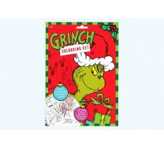 Christmas Grinch Colouring Set