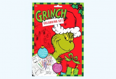 Christmas Grinch Colouring Set