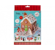 3D Gingerbread House Kit