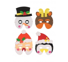 Christmas Character Foam Mask ( Assorted Designs )