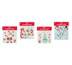 Christmas Gel Window Cling 20cm ( Assorted Design )