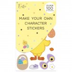 Cute Diy Easter Sticker 100pc