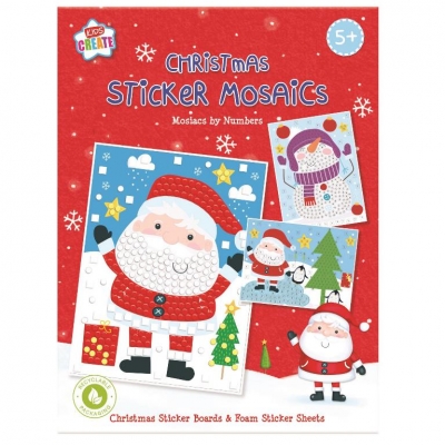 Christmas Activity Sticker Mosaics