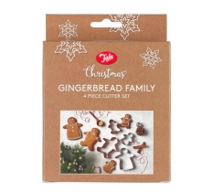 Tala 4 pack Christmas Gingerbread Family Cutter Set