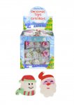 Christmas Character Erasers x 208 ( 7p Each )