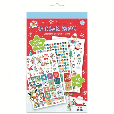 Christmas Sticker Book 1000pc