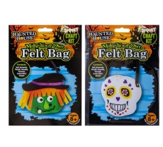 Halloween Make Your Own Felt Bag Kit ( Assorted Designs )